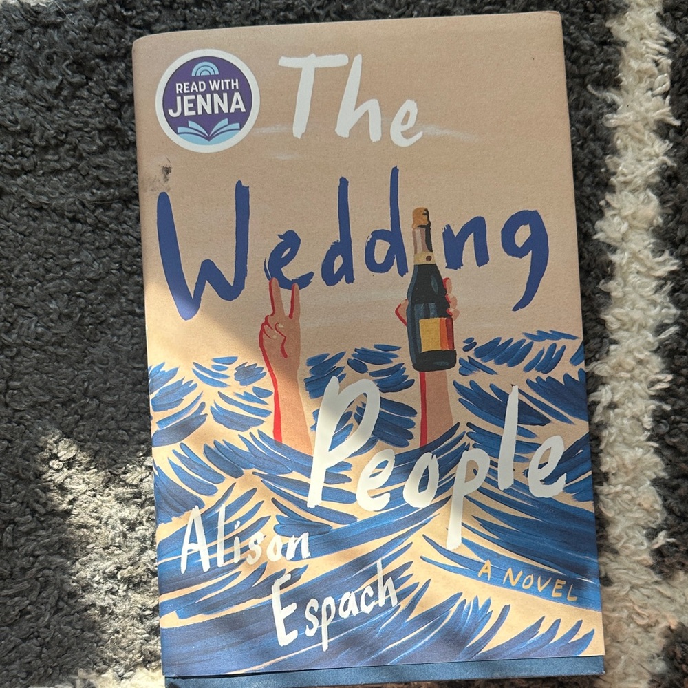The Wedding People Novel by - Blue and Tan Cover